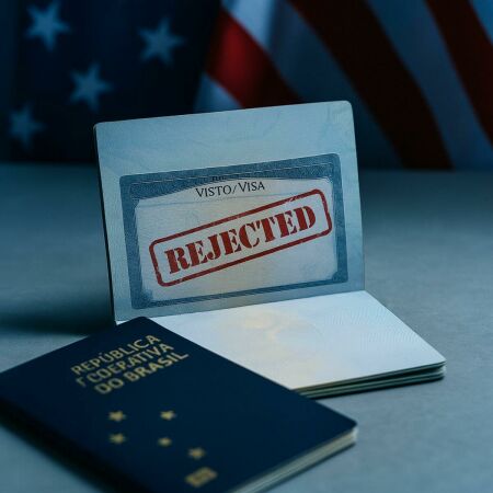 Imagem principal do artigo Visto americano negado: é possível recorrer? Entenda o que realmente fazer